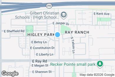 Map image of the property - 1453 S Ponderosa Dr