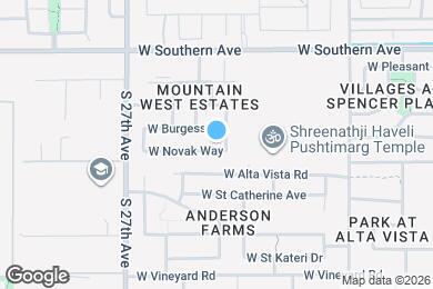 Map image of the property - 2518 W Novak Way