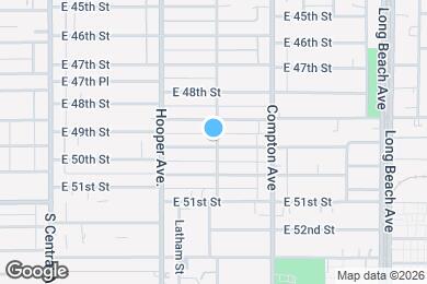 Map image of the property - 1387 E 49th St