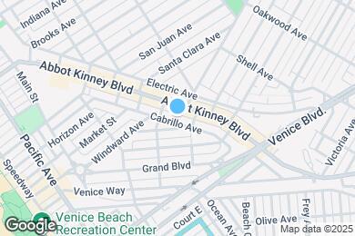 Map image of the property - 1423 Cabrillo Ave