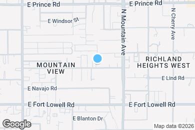 Map image of the property - 1122 E Cairn St