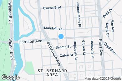 Map image of the property - 1344 Harrison Ave
