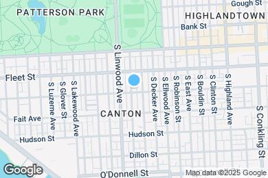 Map image of the property - 645 S Curley St