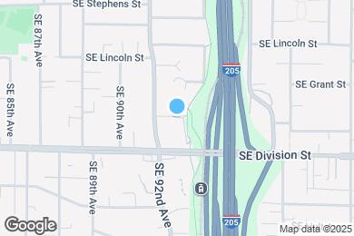 Map image of the property - 9270 SE Caruthers St