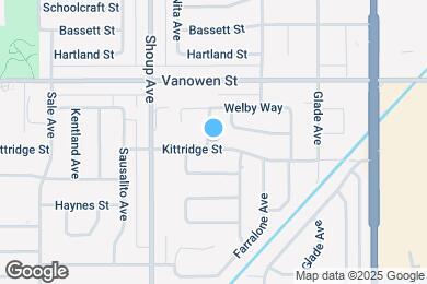 Map image of the property - 22259 Kittridge St