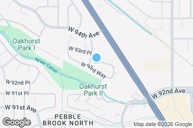 Map image of the property - 8194 W 93rd Cir