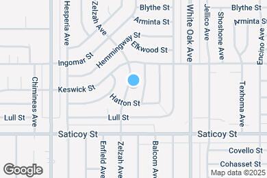 Map image of the property - 7724 Zelzah Ave