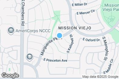 Map image of the property - 15805 E Oxford Ave