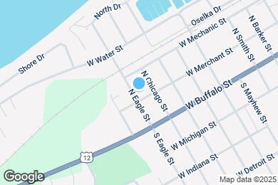 Map image of the property - 109 N Eagle St