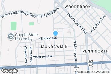 Map image of the property - 2201 N Pulaski St