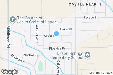 Map image of the property - 10647 Avalon St