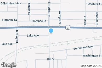 Map image of the property - 500 N Lake St