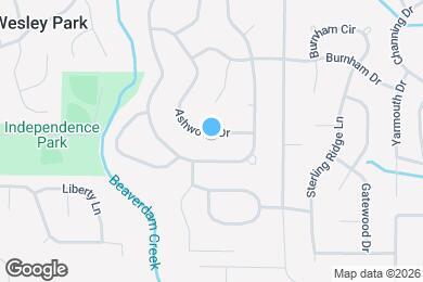 Map image of the property - 8959 Ashwood Dr