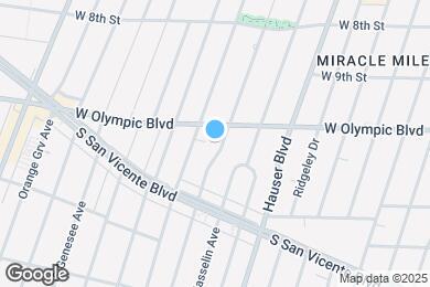 Map image of the property - 1019 S Sierra Bonita Ave