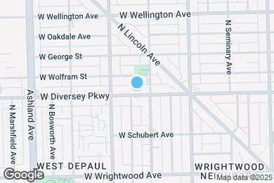 Map image of the property - 1320 W Diversey Pky