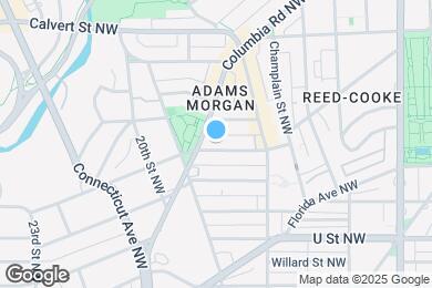 Map image of the property - 1849 Kalorama Rd NW