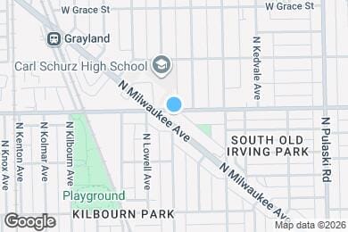 Map image of the property - 4257 W Addison St