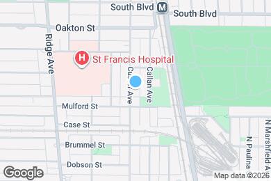 Map image of the property - 321 Custer Ave