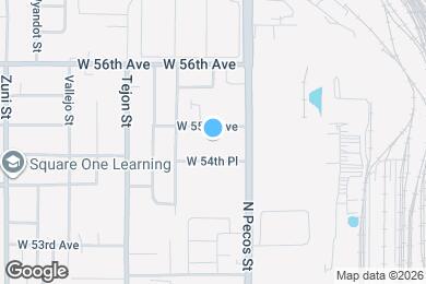 Map image of the property - 1710-1730 W 55th Ave