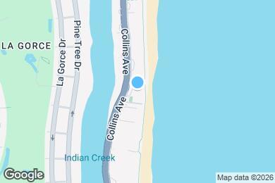 Map image of the property - 5445 Collins Ave