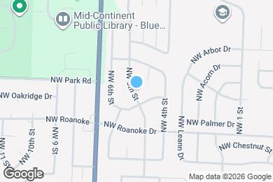 Map image of the property - 2508 NW 5th St