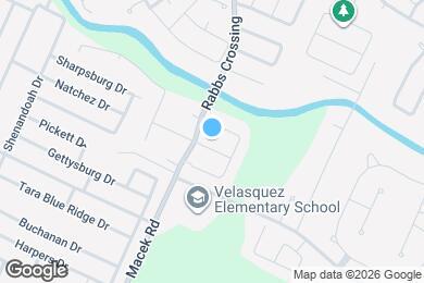 Map image of the property - 7411 Maple Run Dr