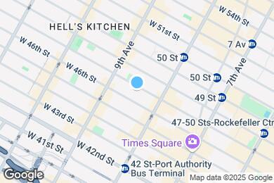 Map image of the property - 324 W 47th St
