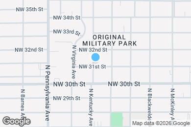 Map image of the property - 1831 NW 31st St