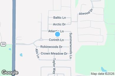 Map image of the property - 9768 Corinth Ln