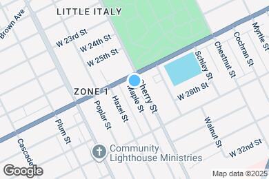 Map image of the property - 2615 Maple St