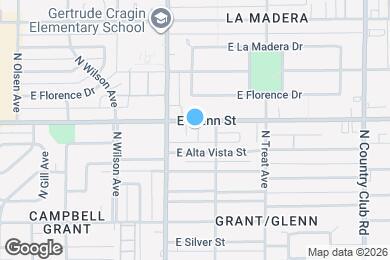 Map image of the property - 2540 E Glenn St