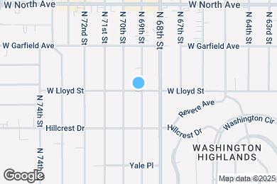 Map image of the property - 6909 W Lloyd St