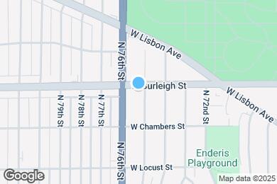 Map image of the property - 7509 W Burleigh St