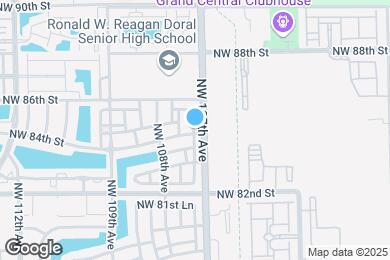 Map image of the property - 8401 NW 107th Ct