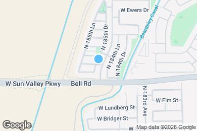 Map image of the property - 17091 N 185th Dr