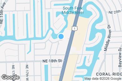 Map image of the property - 2036 NE 21st Ave