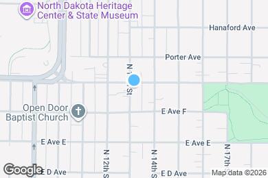Map image of the property - 1025 N 13th St