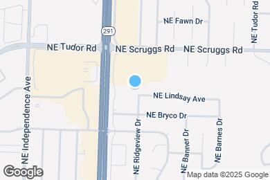 Map image of the property - 1000 NE Lindsay Ave