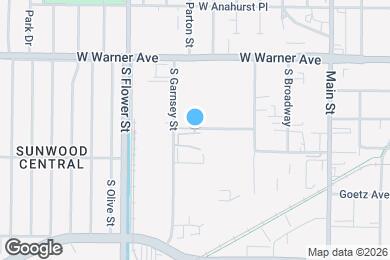 Map image of the property - 446 E Central Ave