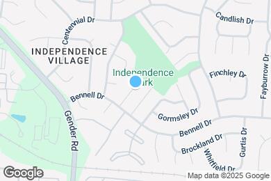Map image of the property - 3102 Dewbourne Dr