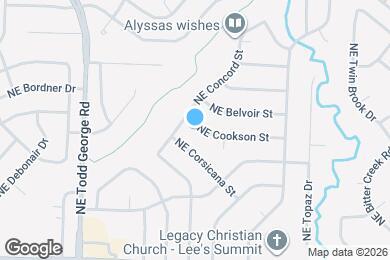 Map image of the property - 2023 NE Cookson St