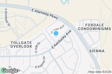 Map image of the property - 18031 E Kentucky Ave