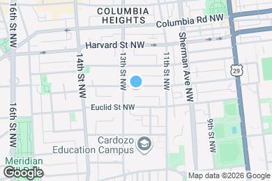 Map image of the property - 1230 Fairmont St NW