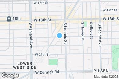 Map image of the property - 1417 W 19th St