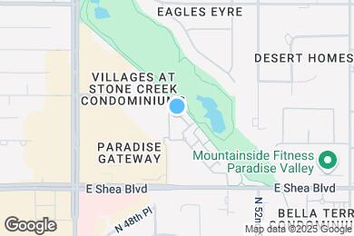 Map image of the property - 5122 E Shea Blvd