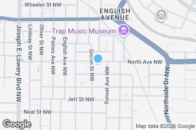 Map image of the property - 710 North Ave NW