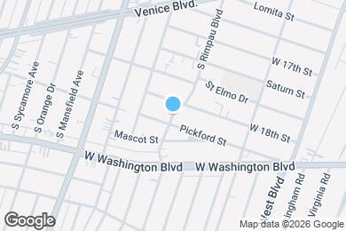 Map image of the property - 1828 S Rimpau Blvd