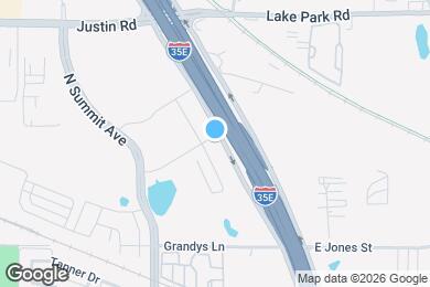 Map image of the property - The Leo at Lewisville