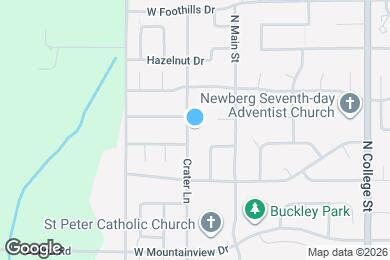 Map image of the property - 2834 N Crater Ln