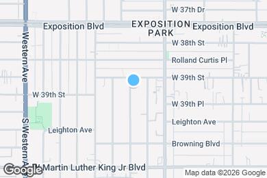 Map image of the property - 3910 Halldale Ave